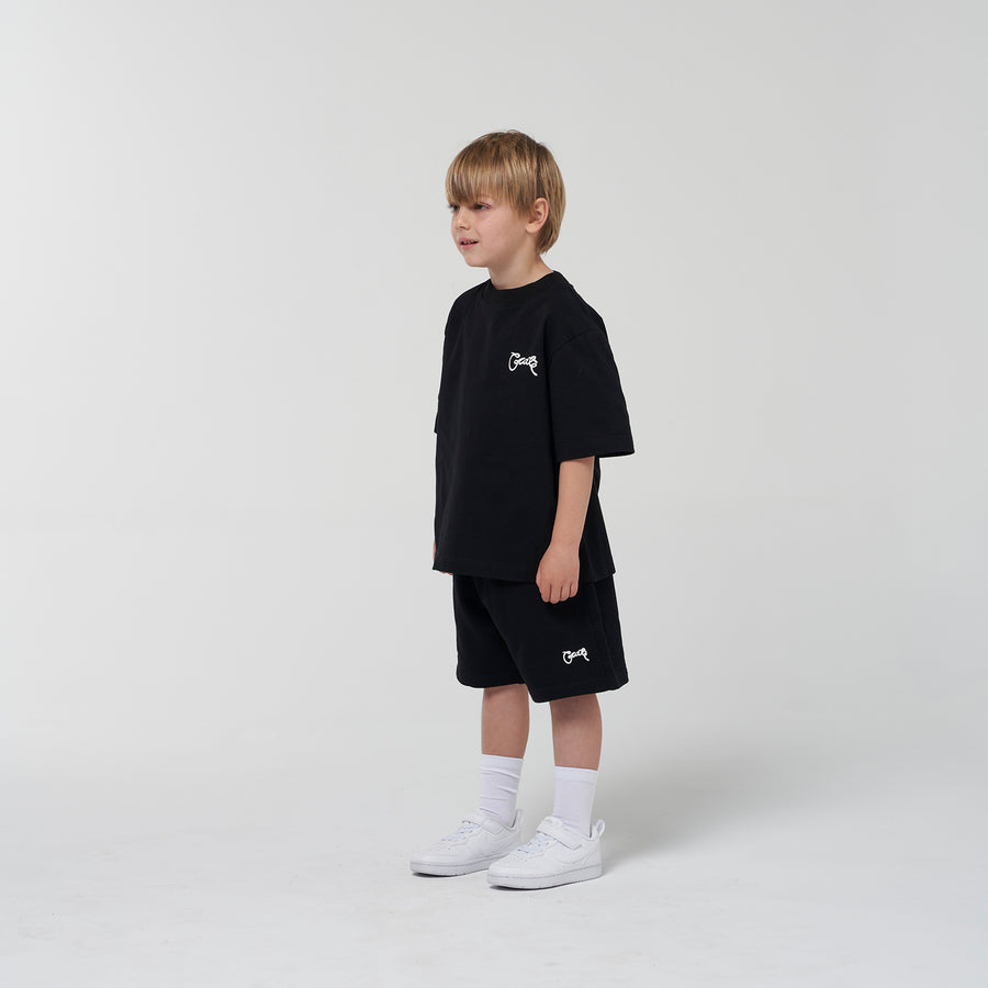 CRATE KIDS BASIC SCRIPT SWEAT SHORTS