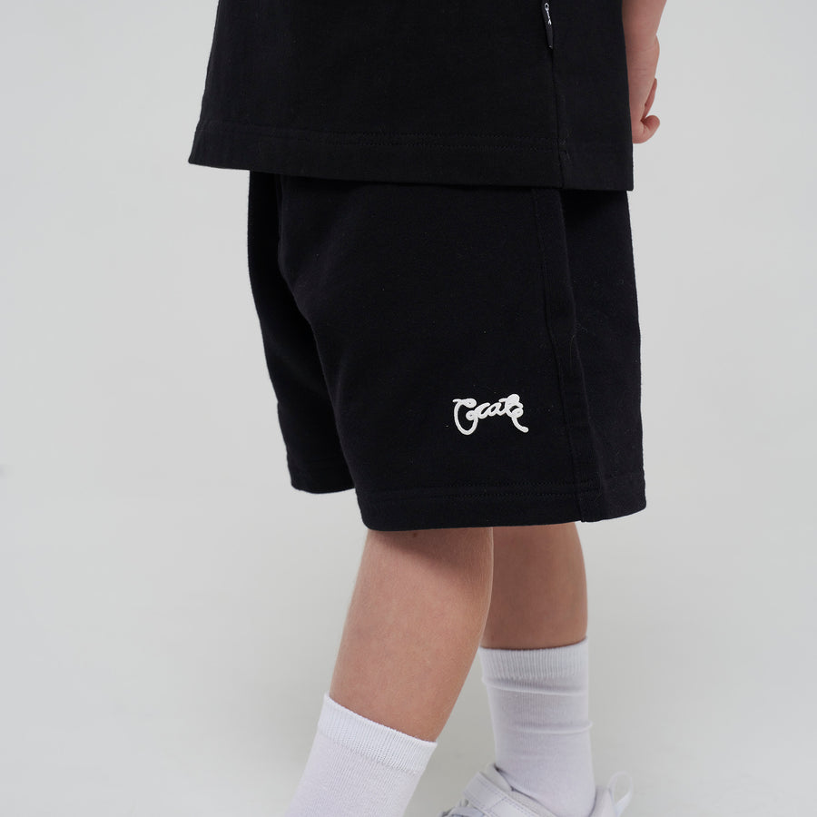 CRATE KIDS BASIC SCRIPT SWEAT SHORTS
