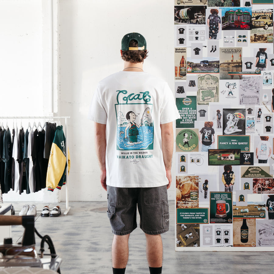 CRATE X WILLIE THE WAITER WADERS TEE
