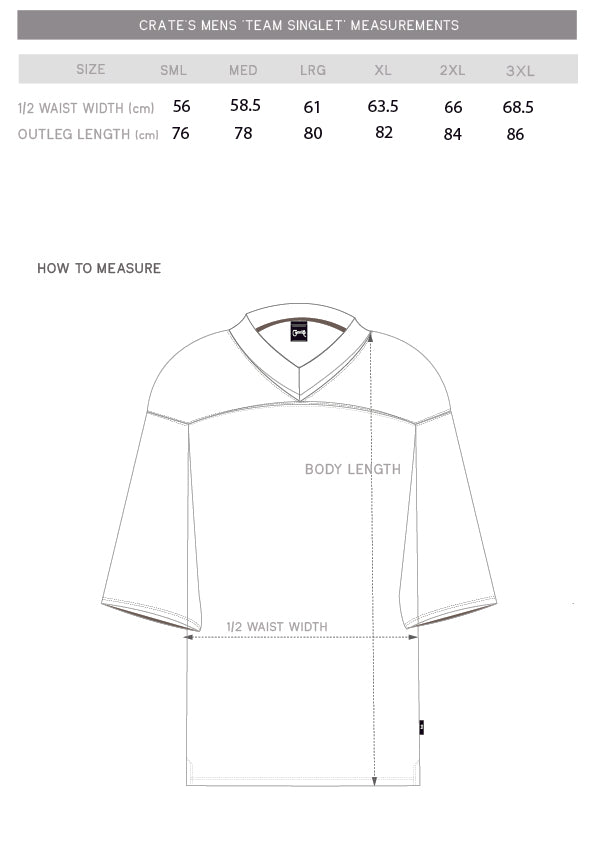 game day jersey size chart
