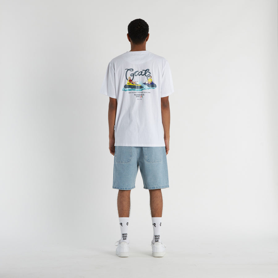 UNISEX BUMPER BOAT SCRIPT T-SHIRT