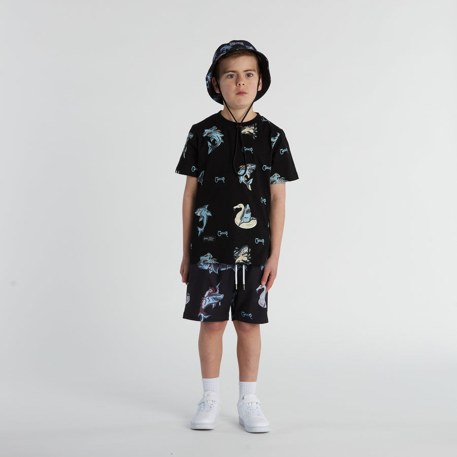 Kid's Crate Shark Swim Shorts