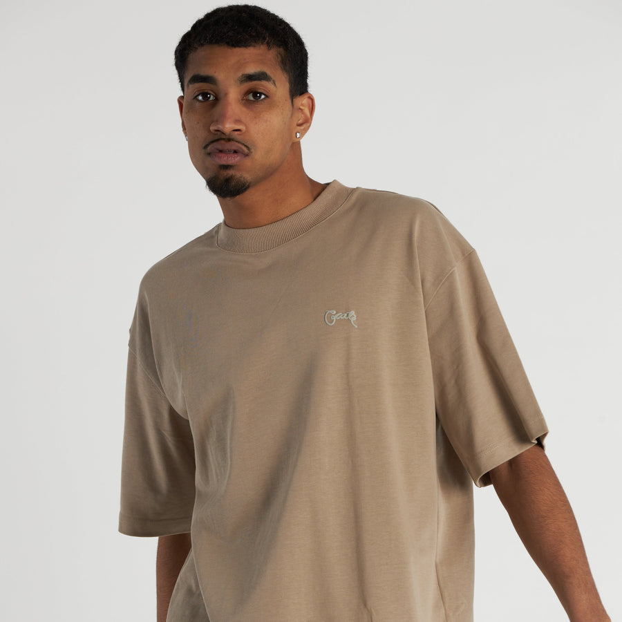 Basic Script Box Fit T-Shirt