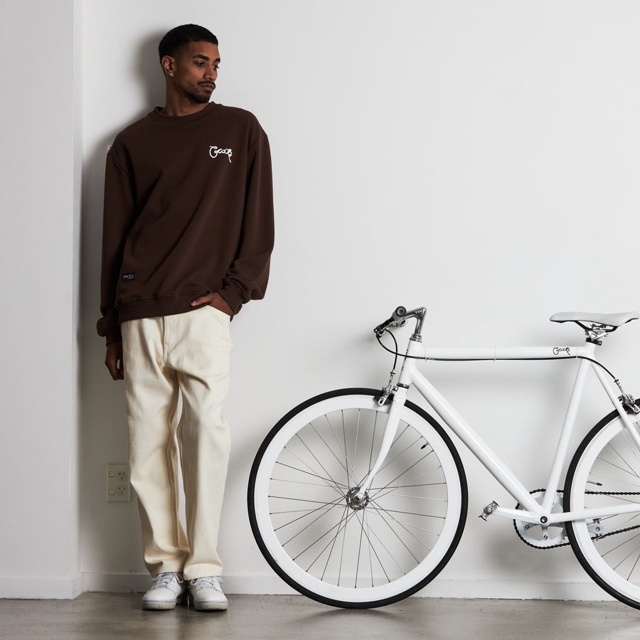 MEN'S SCRIPTED SUPERFLEECE CREW