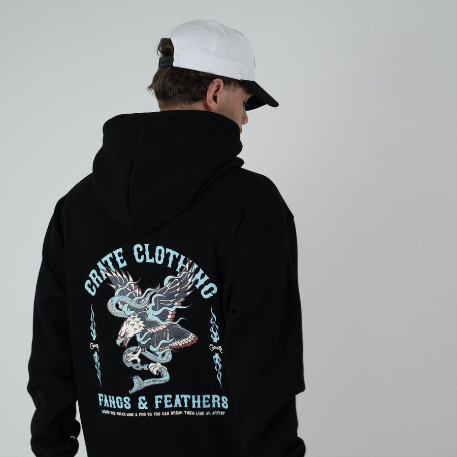 AW25 Fangs & Feathers Superfleece Hoodie