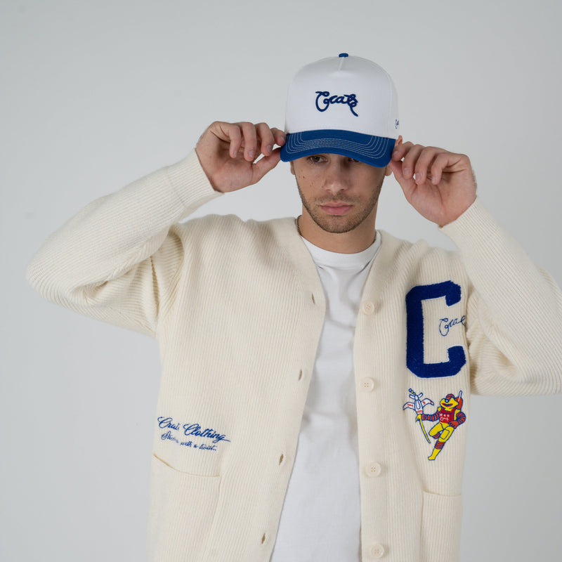 CRATE X SPACE MAN CANDY STICKS CARDIGAN