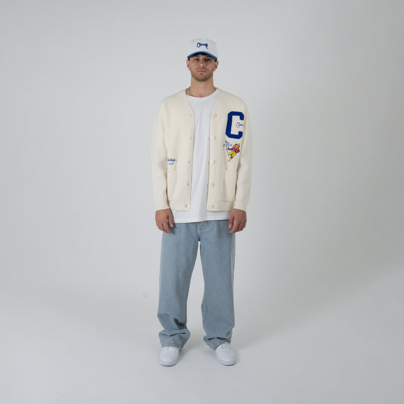 CRATE X SPACE MAN CANDY STICKS CARDIGAN