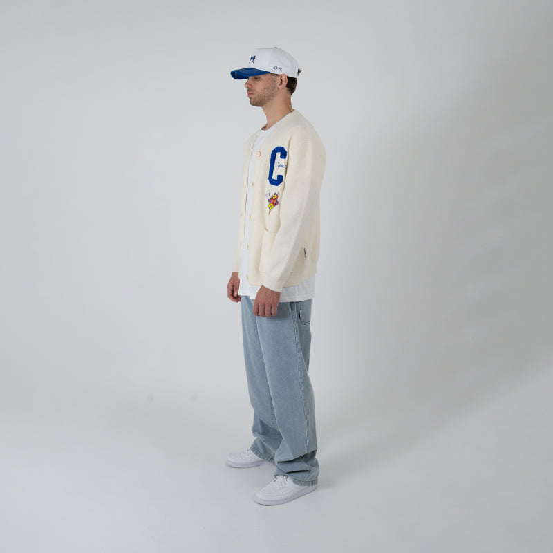 CRATE X SPACE MAN CANDY STICKS CARDIGAN