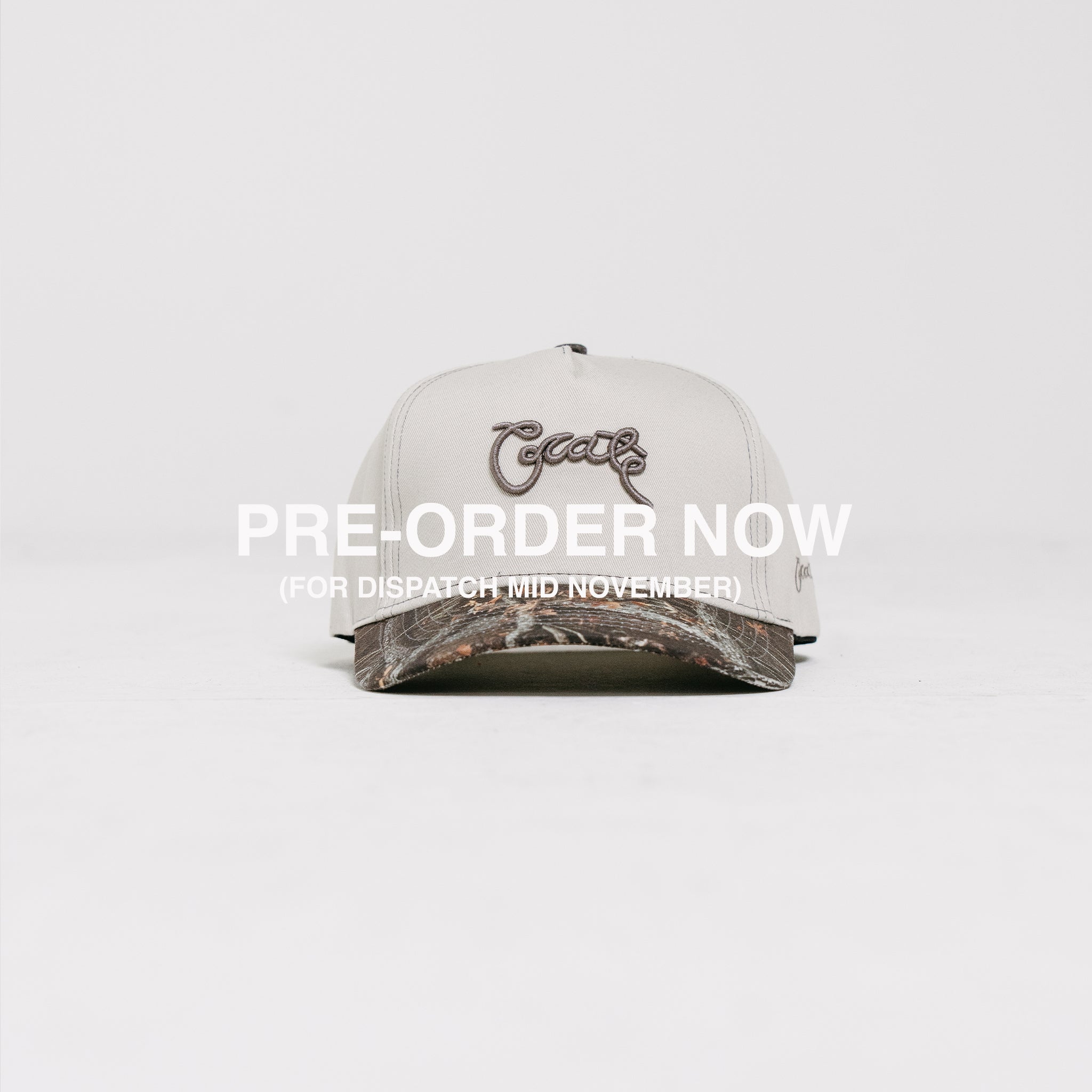 Crate Scripted Tree Camo Peak Snap Back
