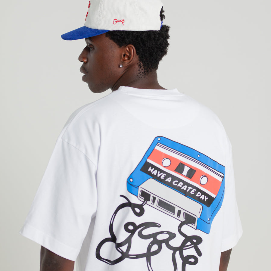 CRATE SCRIPT CASSETTE BOX FIT T-SHIRT