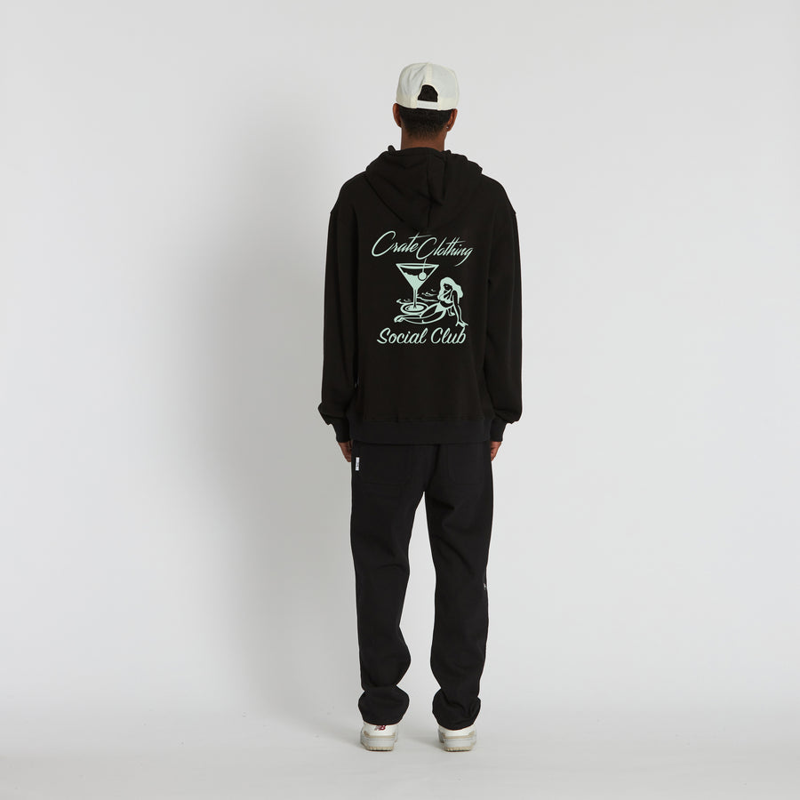 MENS CRATE SOCIAL CLUB HOODIE