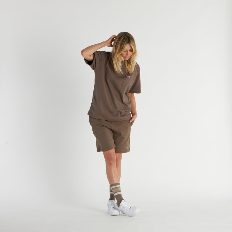 Men's Basic Script Sweat Shorts