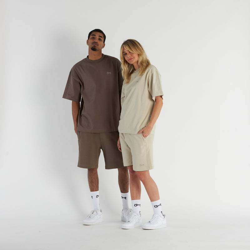 Men's Basic Script Sweat Shorts