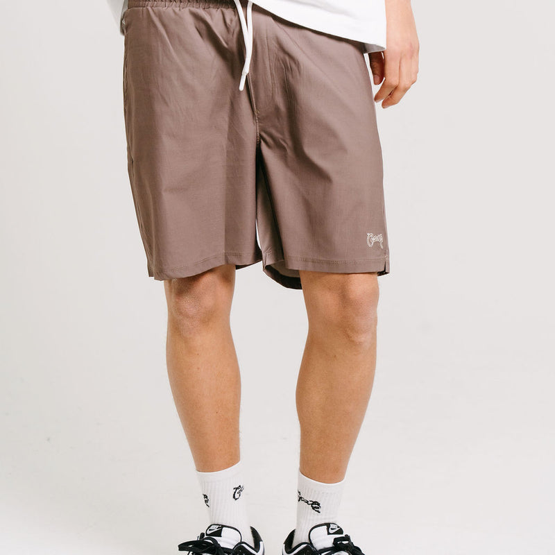 Scripted Stamp Swim Shorts