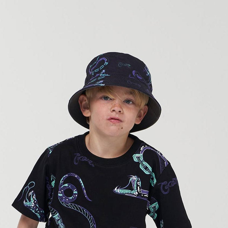 CRATE REVERSIBLE KIDS CHAINED SNAKE BUCKET HAT