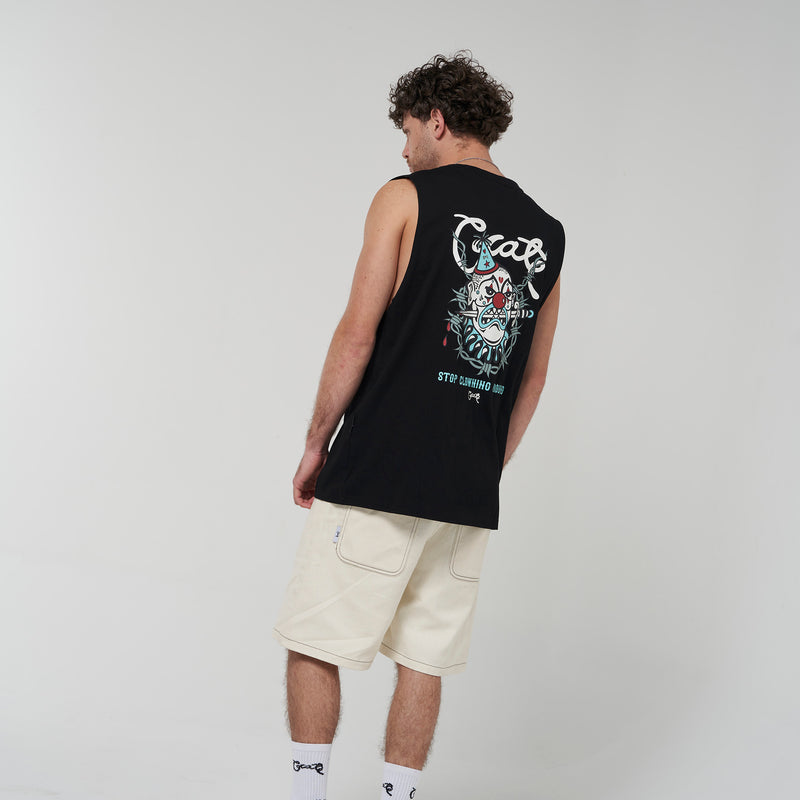 Crate Clowning Around Muscle Singlet