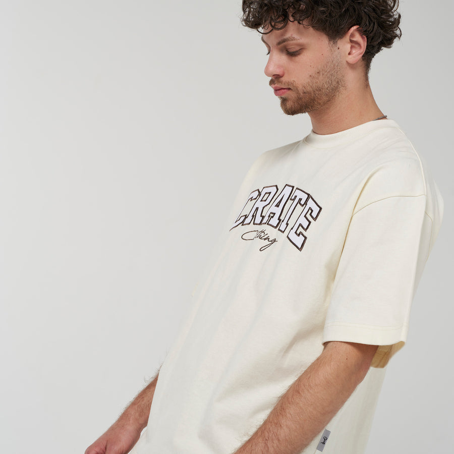 Crate Varsity Box Fit T-Shirt