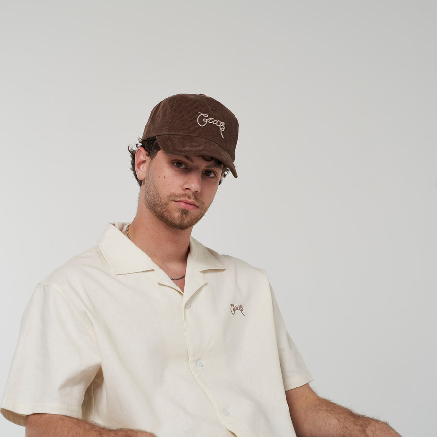 Crate Script Cuban Collar SS Shirt