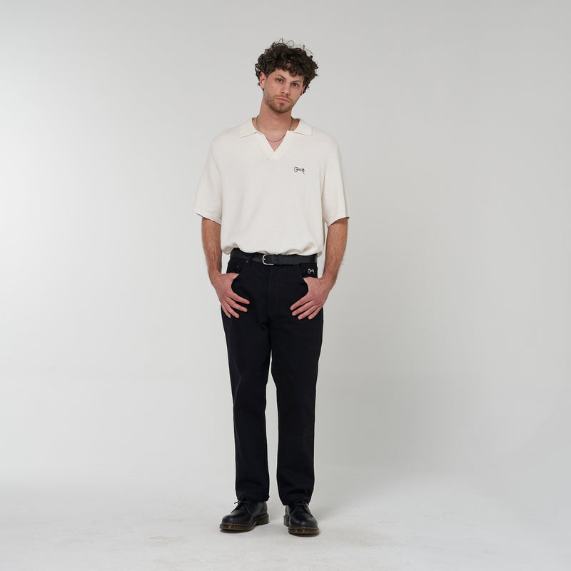 Crate Resort Knit Polo Shirt