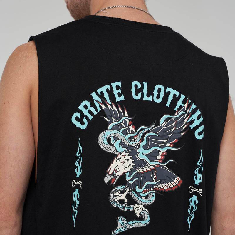 Crate Fangs & Feathers Muscle Singlet