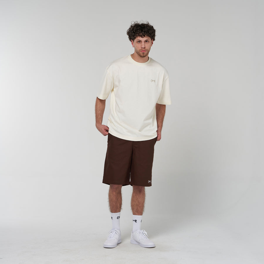 Crate Basic Script Box Fit T-Shirt