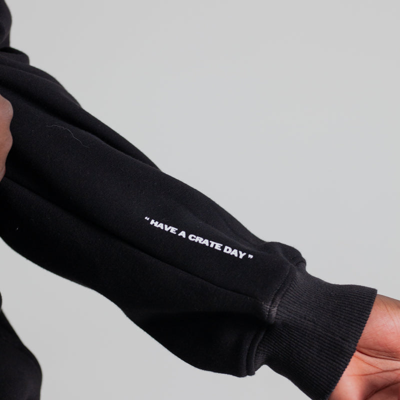 CRATE GOT YOUR BACK GLOW IN THE DARK PRINT HOODIE