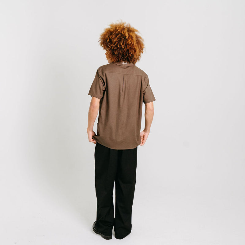 CRATE SCRIPT CUBAN COLLAR SS SHIRT