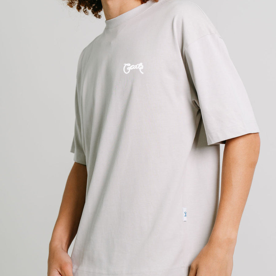 CRATE STAMP SCRIPT BOX FIT T-SHIRT