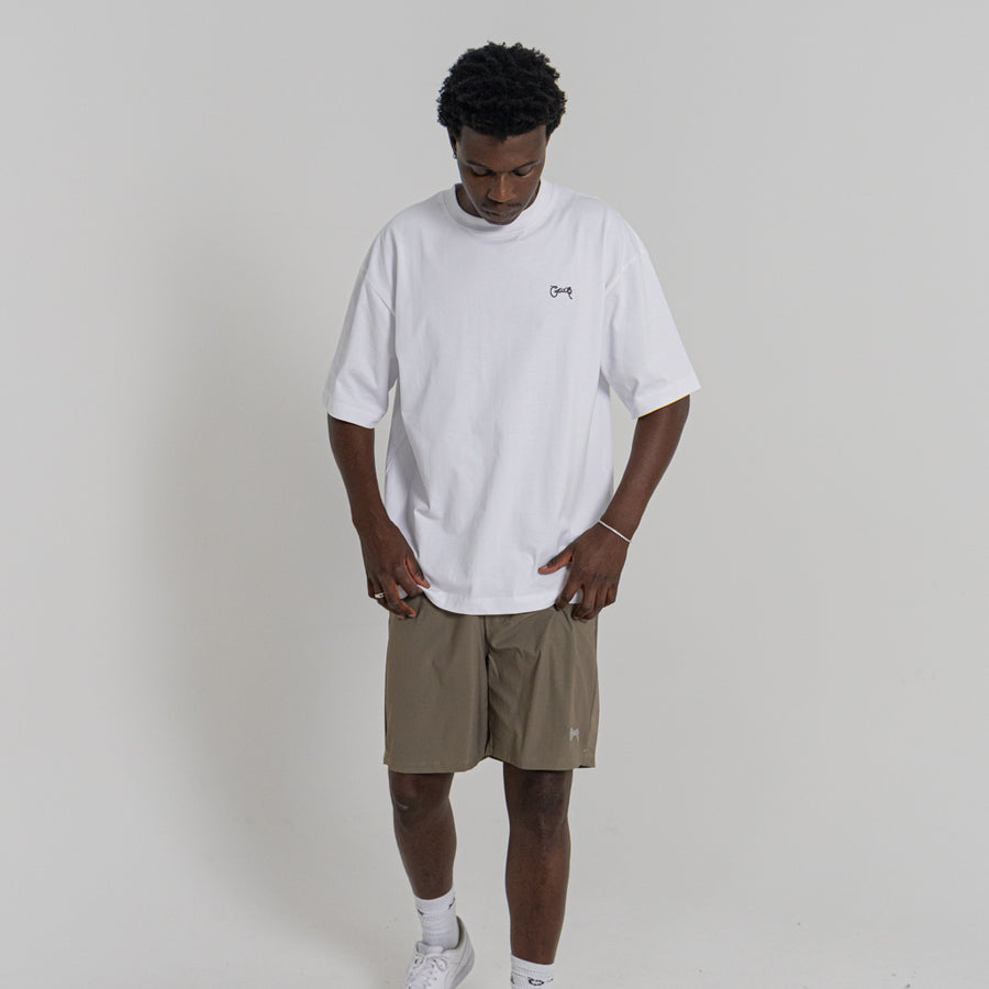 Scripted Stamp Swim Shorts