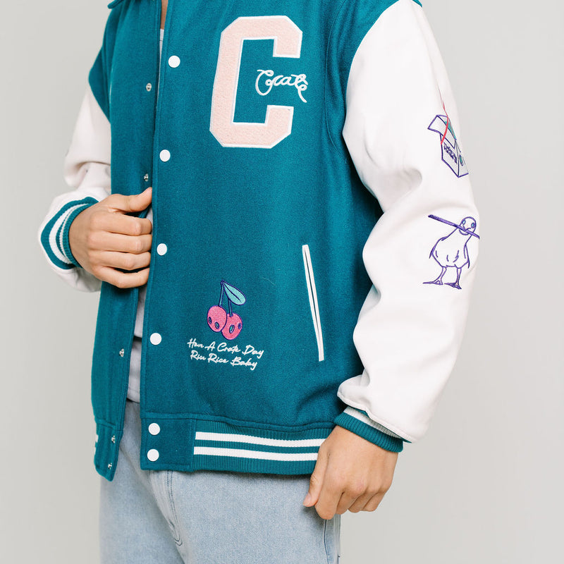 CRATE X RICE RICE BABY LIMITED EDITION LETTERMAN JACKET
