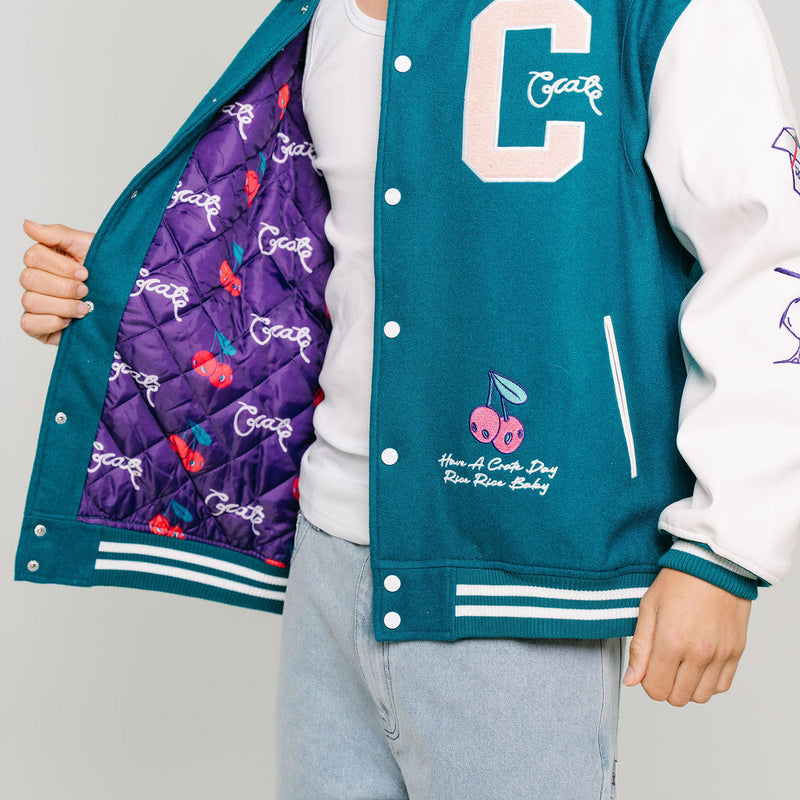 CRATE X RICE RICE BABY LIMITED EDITION LETTERMAN JACKET