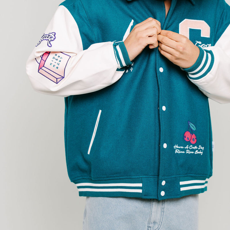 CRATE X RICE RICE BABY LIMITED EDITION LETTERMAN JACKET