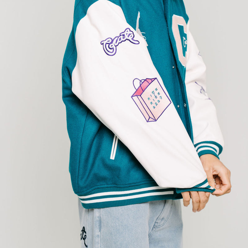 CRATE X RICE RICE BABY LIMITED EDITION LETTERMAN JACKET