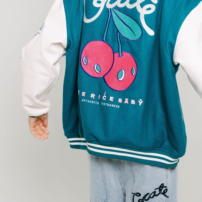 CRATE X RICE RICE BABY LIMITED EDITION LETTERMAN JACKET