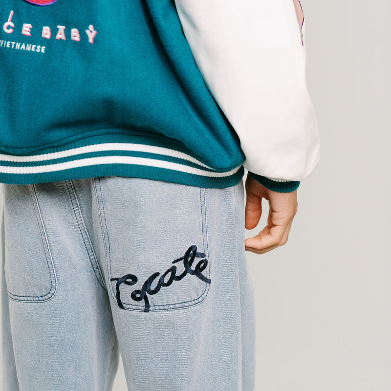 CRATE X RICE RICE BABY LIMITED EDITION LETTERMAN JACKET