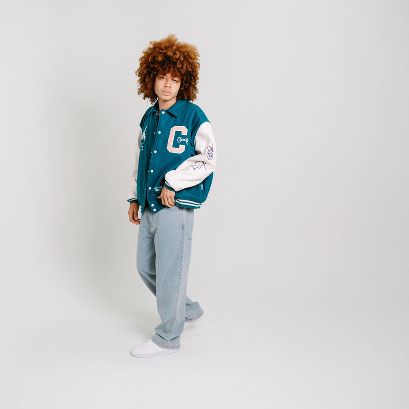 CRATE X RICE RICE BABY LIMITED EDITION LETTERMAN JACKET