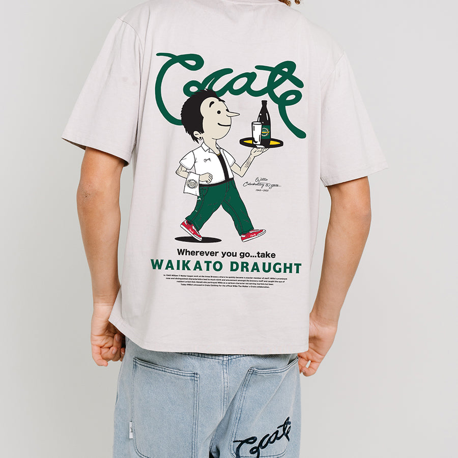 CRATE X WILLIE THE WAITER CRATE REMIX TEE