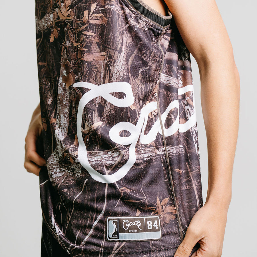 CRATE SIDE SCRIPT BASKETBALL SINGLET