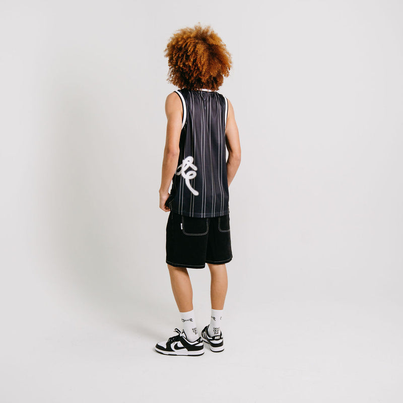 CRATE SIDE SCRIPT BASKETBALL SINGLET