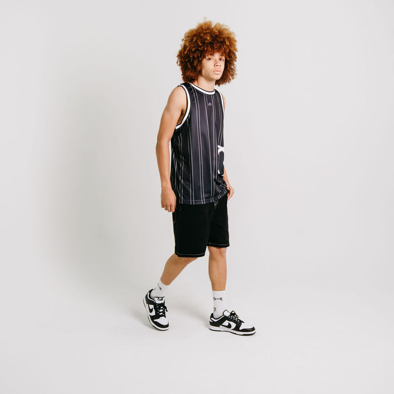 CRATE SIDE SCRIPT BASKETBALL SINGLET
