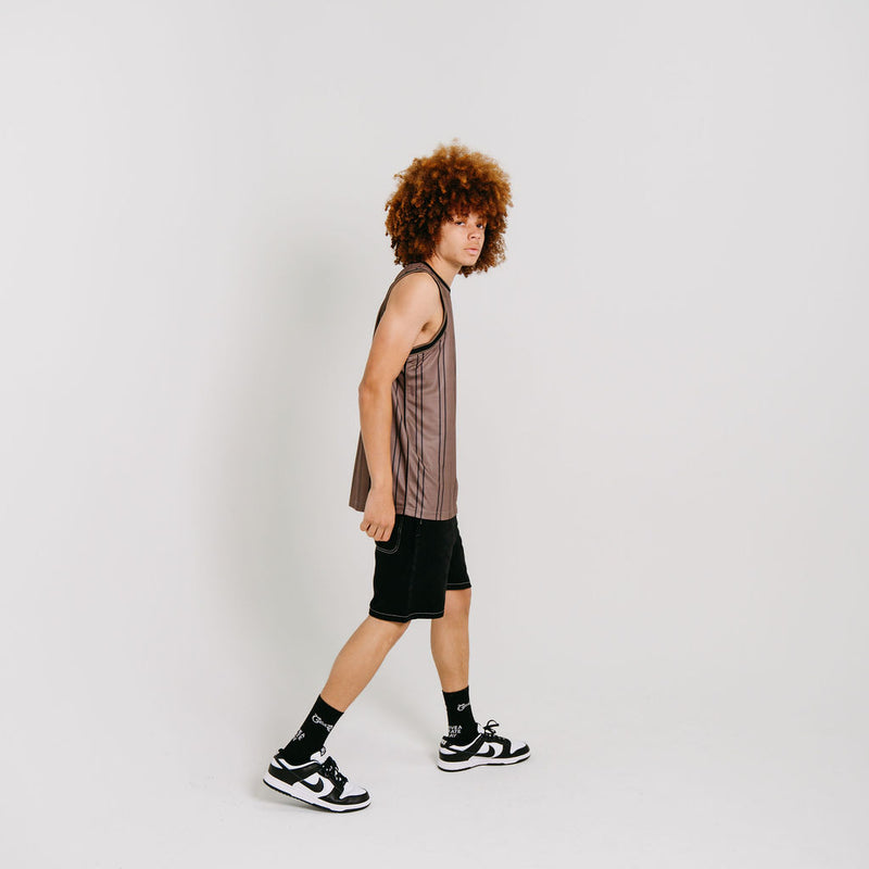 CRATE SIDE SCRIPT BASKETBALL SINGLET