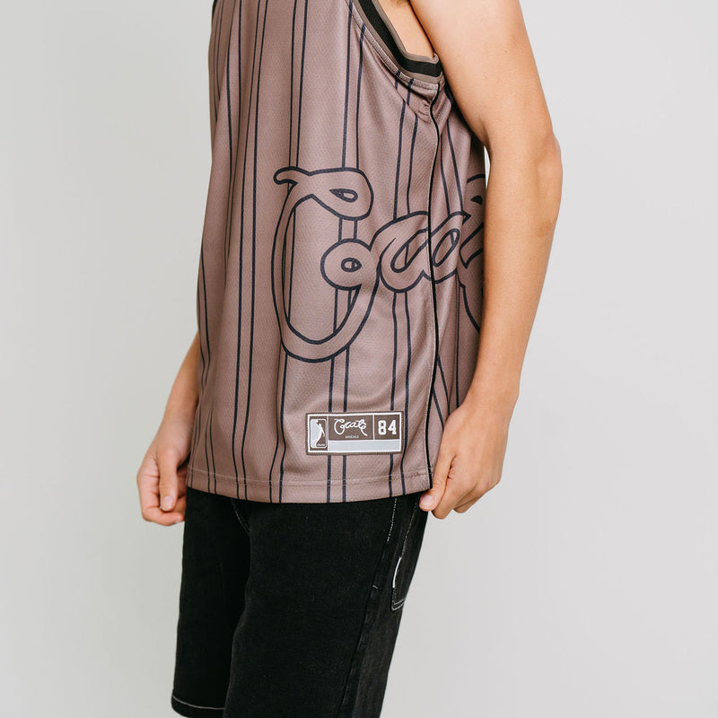 CRATE SIDE SCRIPT BASKETBALL SINGLET