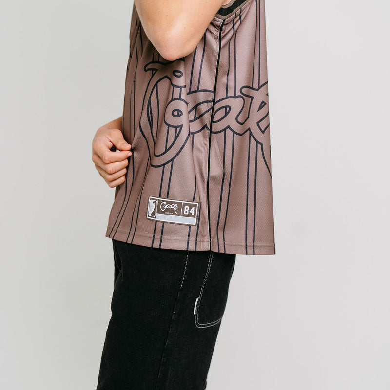 CRATE SIDE SCRIPT BASKETBALL SINGLET