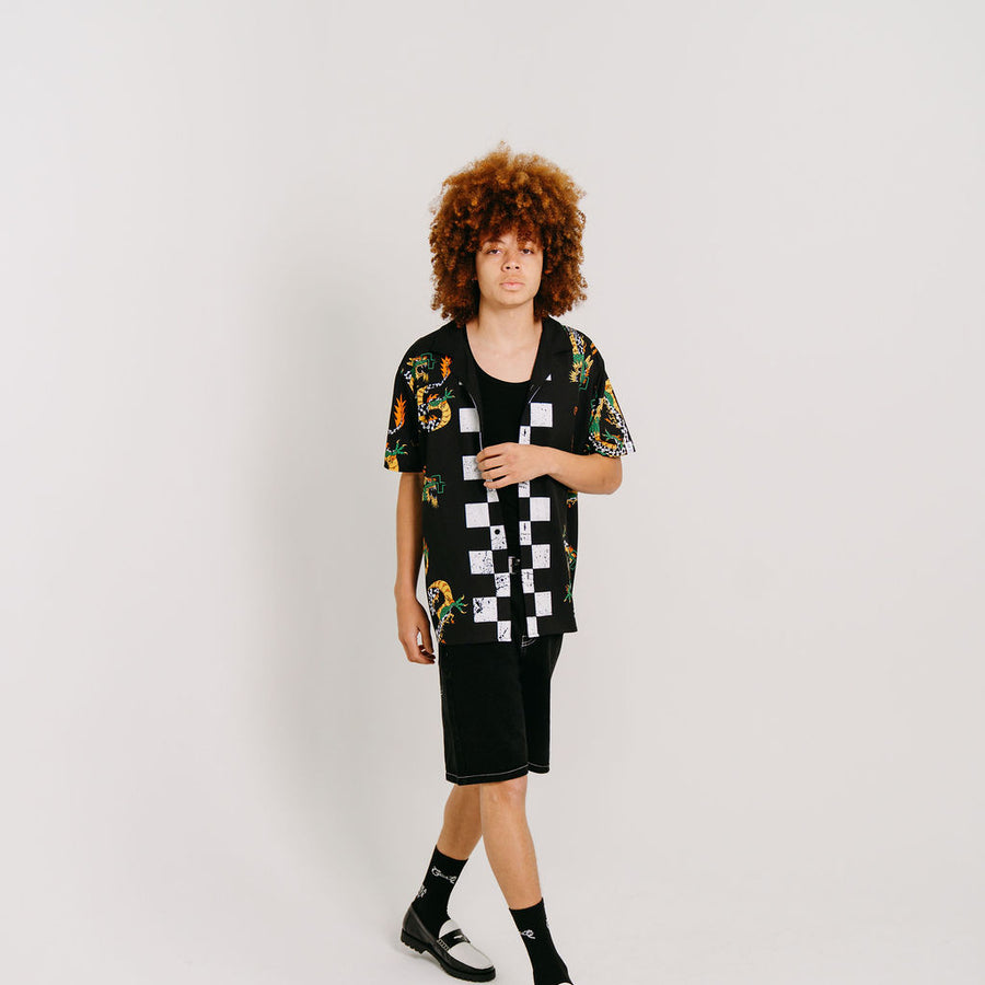 CRATE CHECK DRAGON SS SHIRT