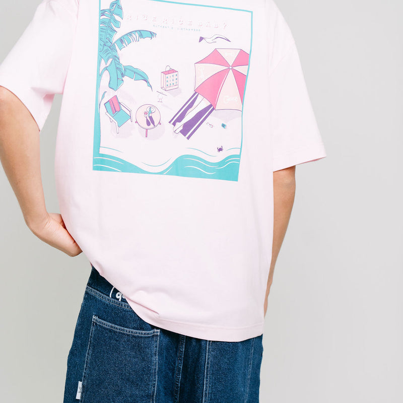 CRATE X RICE RICE BABY - BEACH T-SHIRT