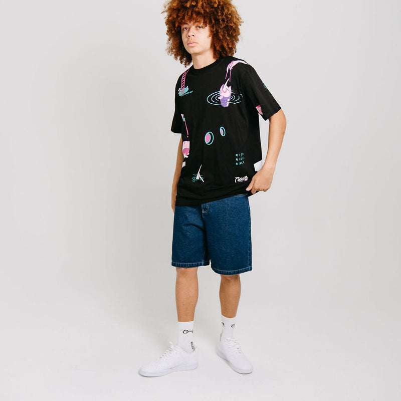 CRATE X RICE RICE BABY ALL OVER PRINT T-SHIRT