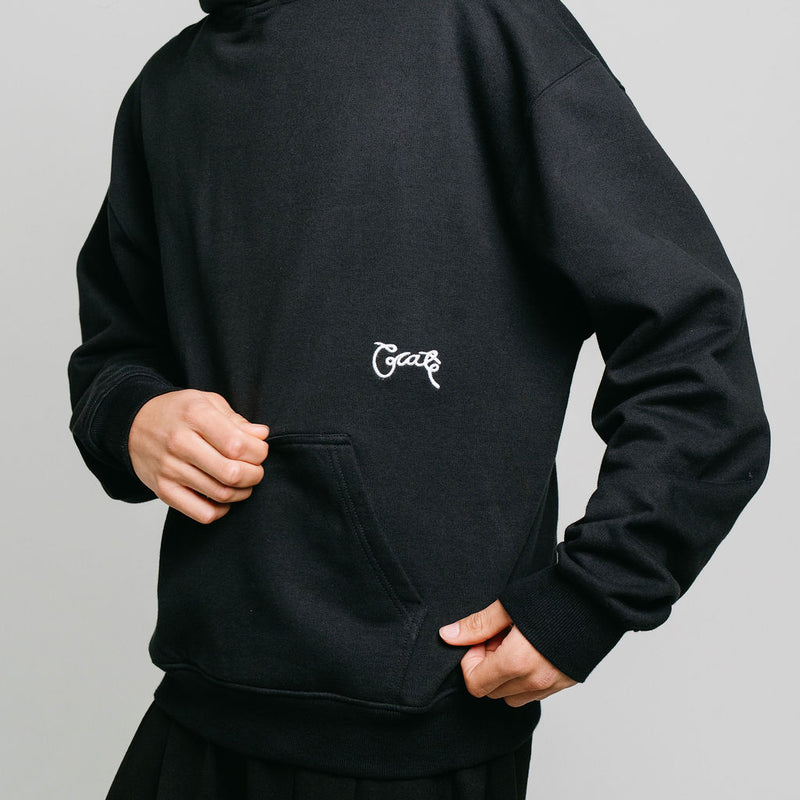 CRATE STAMP SCRIPT BOX FIT HOODIE