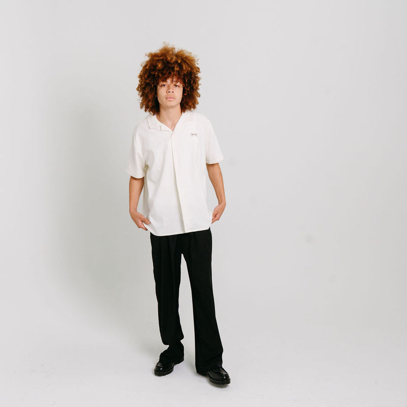 Crate Script Cuban Collar SS Shirt