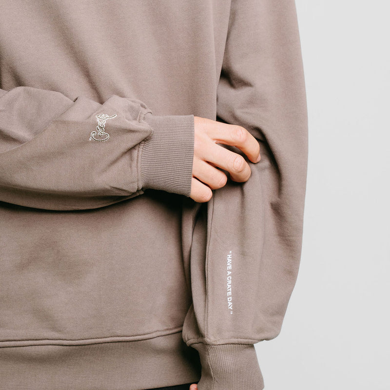 CRATE SCRIPTED BOX FIT HOODIE