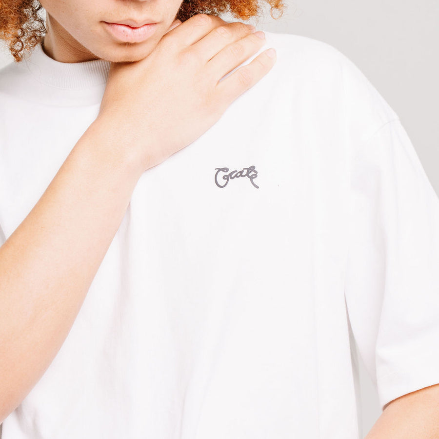 CRATE STAMP SCRIPT BOX FIT T-SHIRT